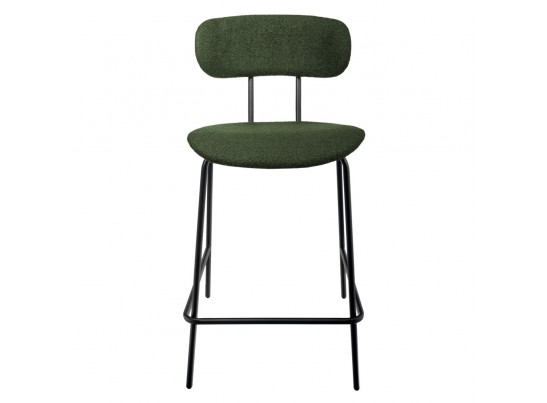 Стул полубарный Ant букле зеленый в Каменске-Уральском