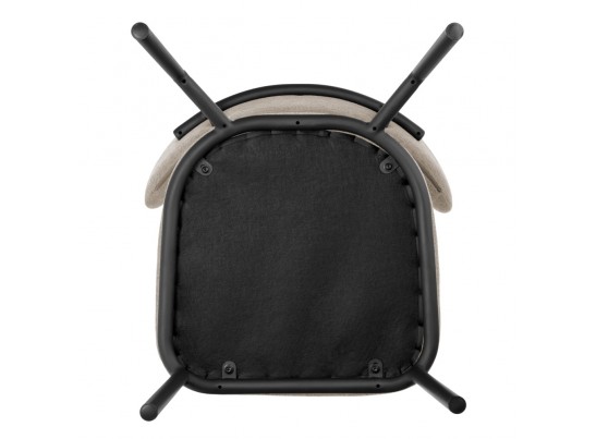 Стул Lucas 2 латте шенилл с чёрными ножками в Каменске-Уральском