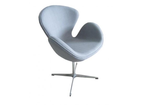 Кресло SWAN CHAIR светло-серый кашемир в Каменске-Уральском