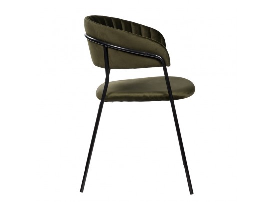 Стул Turin зеленый с чёрными ножками в Каменске-Уральском