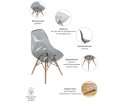 Стул Eames прозрачный серый в Каменске-Уральском