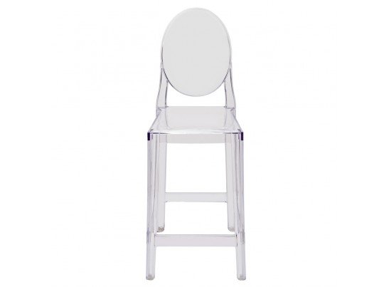 Стул полубарный Victoria Ghost прозрачный в Каменске-Уральском