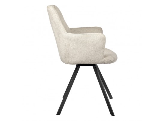 Комплект из 2-х стульев Grant латте шенилл на поворотном механизме в Каменске-Уральском