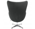 Кресло EGG CHAIR графит, искусственная замша в Каменске-Уральском