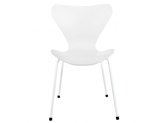 Стул Seven белый с белыми ножками в Каменске-Уральском