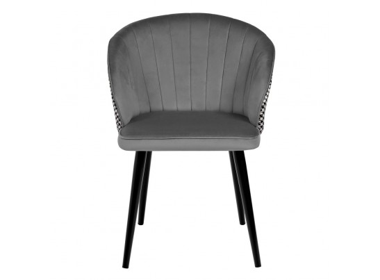 Стул Paola тёмно-серый с жаккардом в Каменске-Уральском