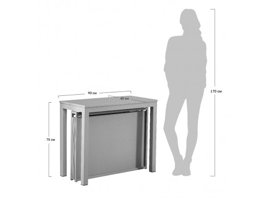 Стол раздвижной ALBA белый в Каменске-Уральском