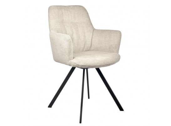 Комплект из 2-х стульев Grant латте шенилл на поворотном механизме в Каменске-Уральском