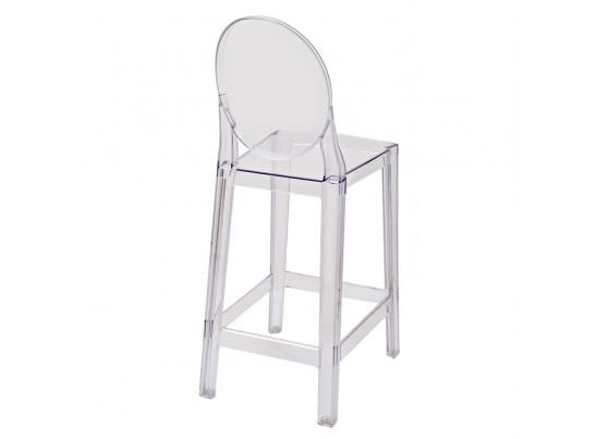 Стул полубарный Victoria Ghost прозрачный в Каменске-Уральском