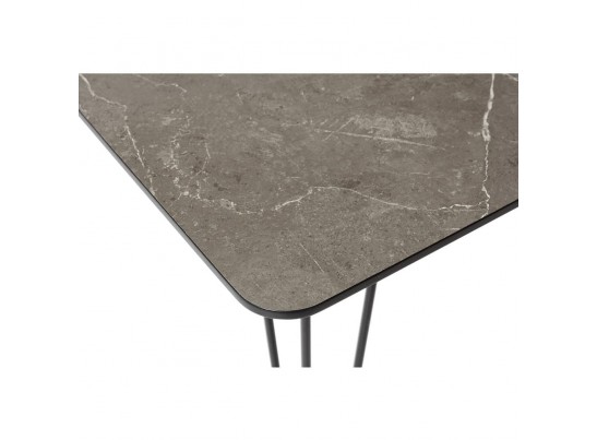 Стол Solution 120x80х75,5см, серый мрамор в Каменске-Уральском