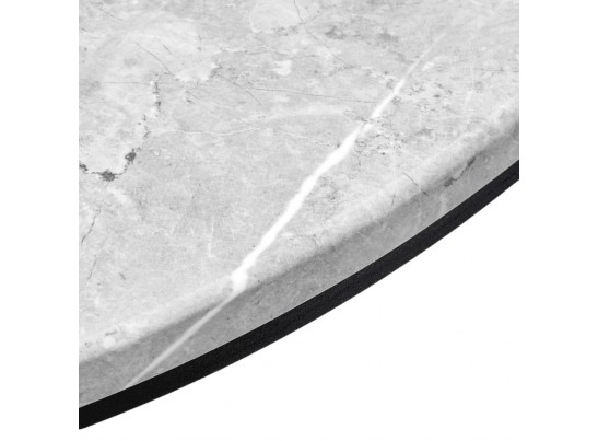 Набор кофейных столиков Tango светло-серый мрамор с чёрными ножками, 2шт в Каменске-Уральском