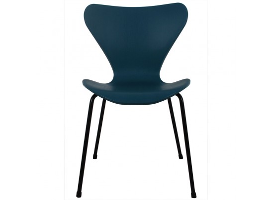 Стул Seven голубой с чёрными ножками в Каменске-Уральском