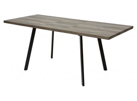 Стол PROMETEY раcкладной 120/160 x 80 см, серый дуб в Каменске-Уральском