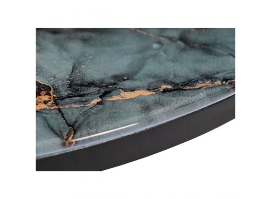 Набор кофейных столиков Tango космический с чёрными ножками, 2шт в Каменске-Уральском