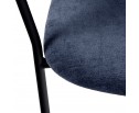 Стул Turin синий вельвет с чёрными ножками в Каменске-Уральском