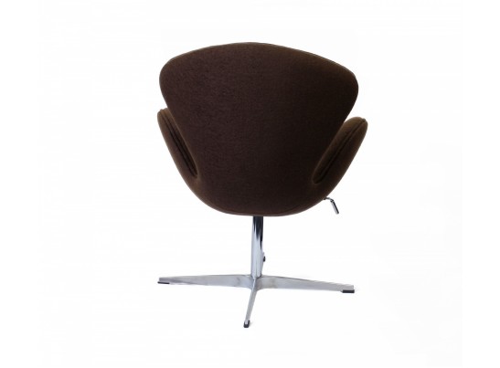 Кресло SWAN CHAIR коричневый кашемир в Каменске-Уральском