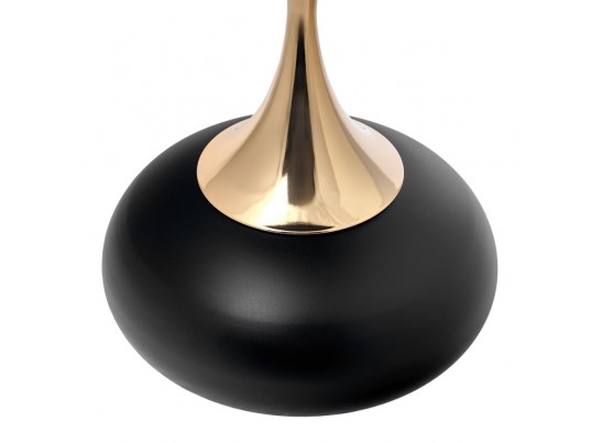 Кофейный столик Angel диам.40см x 55см, чёрный, металл в Каменске-Уральском