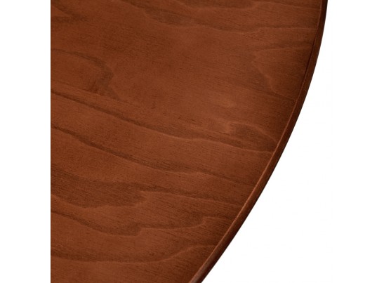 Стол Liverpool диам.110см, шпон орех с золотистыми ножками в Каменске-Уральском