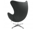 Кресло EGG CHAIR графит, искусственная замша в Каменске-Уральском