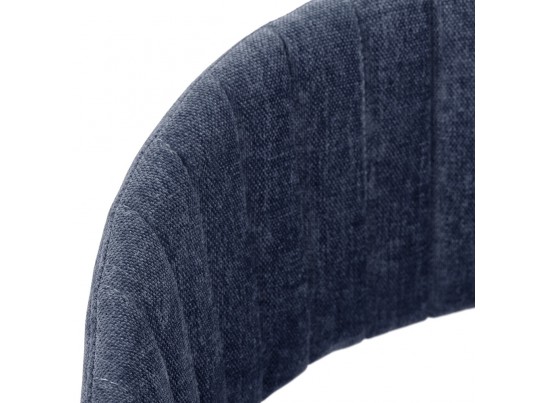 Стул Turin синий вельвет с чёрными ножками в Каменске-Уральском