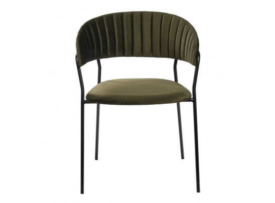 Стул Turin зеленый с чёрными ножками в Каменске-Уральском