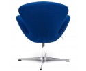 Кресло SWAN CHAIR синий кашемир в Каменске-Уральском
