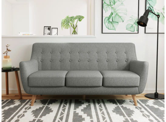 Диван Picasso двухместный серый в Каменске-Уральском