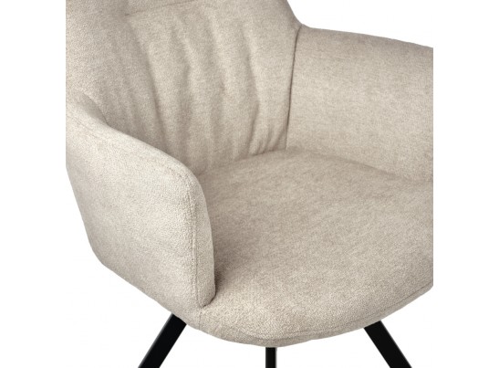 Комплект из 2-х стульев Grant латте шенилл на поворотном механизме в Каменске-Уральском