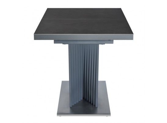 Стол раздвижной ASTRA 140-190x80х80см, керамогранит, сталь, антрацит в Каменске-Уральском