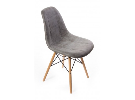 Стул Eames DSW leather серый в Каменске-Уральском