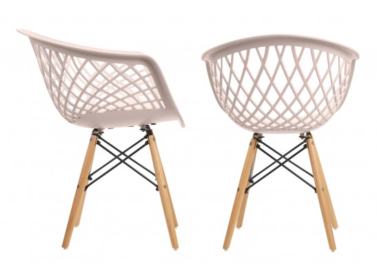 Комплект из 2-х стульев Matrix пудровый в Каменске-Уральском