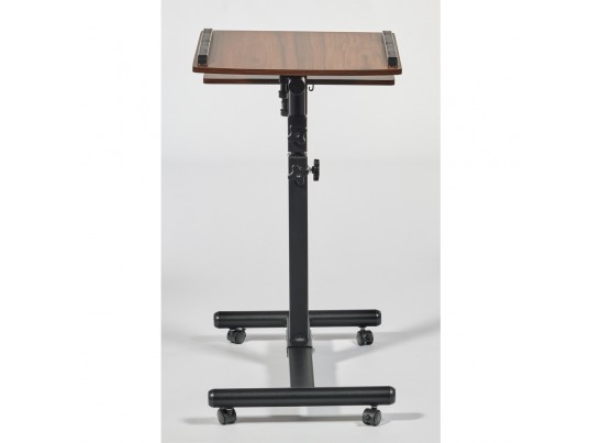 Стол многофункциональный Palma 60x40x62-96см, темное дерево, чёрный в Каменске-Уральском