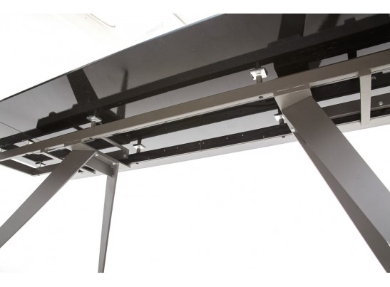 Стол ACCENT раздвижной 160-240х90х76см с матовой серо-коричневой керамической столешницей "под мрамор", итальянская керамика в Каменске-Уральском