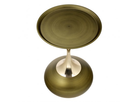 Кофейный столик Angel диам.40см x 55см, латунь, металл в Каменске-Уральском