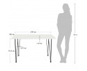 Стол Solution 120x80х75,5см, белый в Каменске-Уральском
