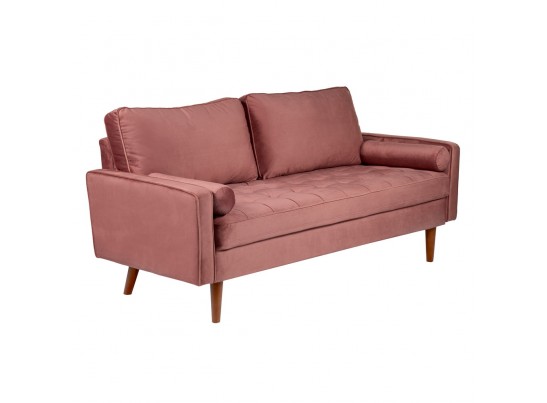 Диван Scott трехместный пыльно-розовый в Каменске-Уральском