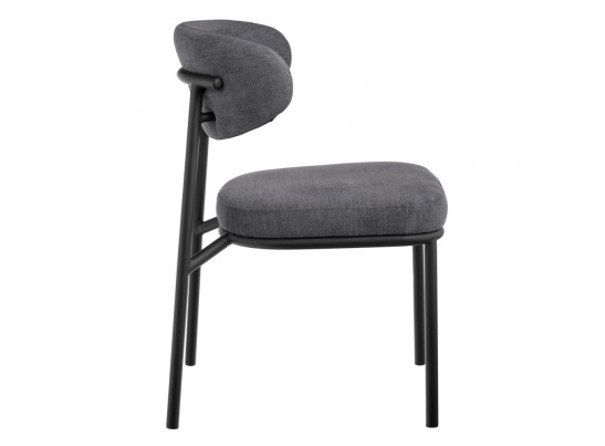 Стул Lucas 2 серый шенилл с чёрными ножками в Каменске-Уральском