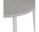 Стол Next круглый раскладной 100-130x100x76,5см,Бетон Лайт, белый в Каменске-Уральском