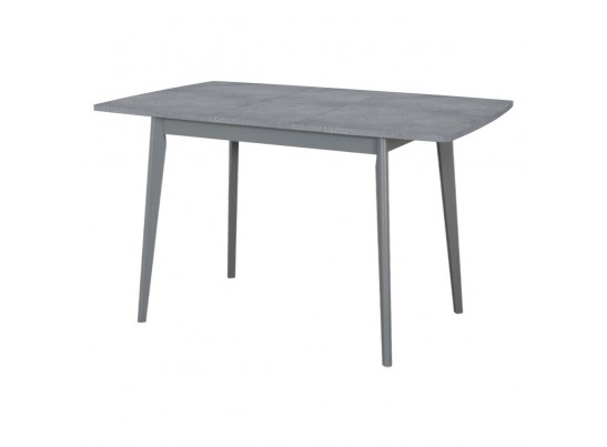 Стол Oslo раскладной 100-130x80x76см, Бетон Портленд, серый в Каменске-Уральском