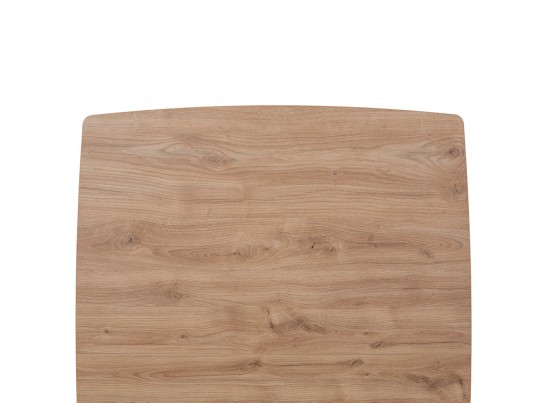 Стол Oslo 100-130 x 80см, Дуб Навара структурное, чёрный в Каменске-Уральском