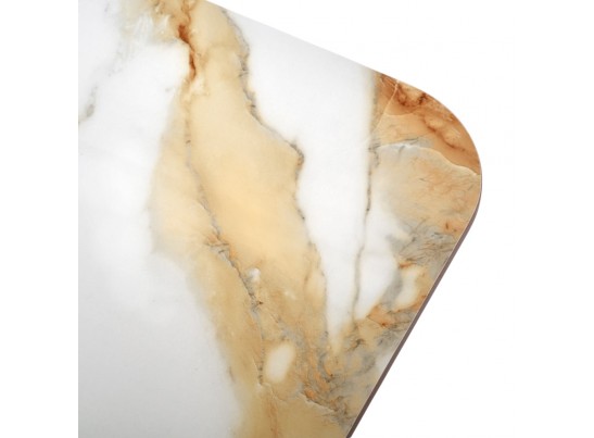 Стол Festa 140x85x77см, керамогранит Calacatte gold мрамор в Каменске-Уральском