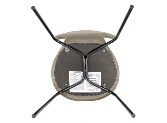 Стул Seven Style латте велюр с чёрными ножками в Каменске-Уральском