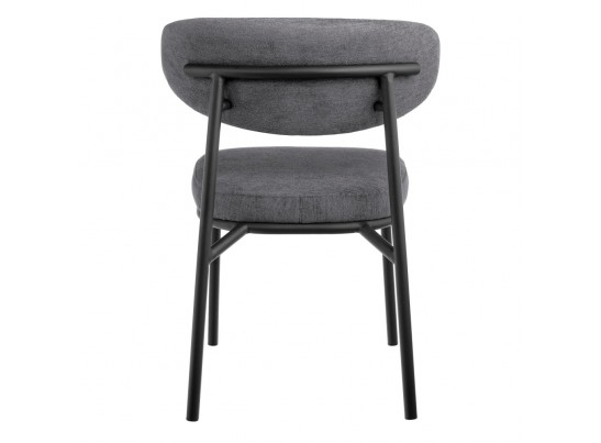 Стул Lucas 2 серый шенилл с чёрными ножками в Каменске-Уральском