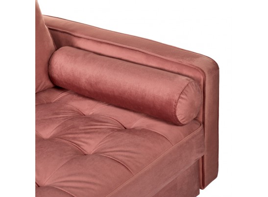 Диван Scott трехместный пыльно-розовый в Каменске-Уральском