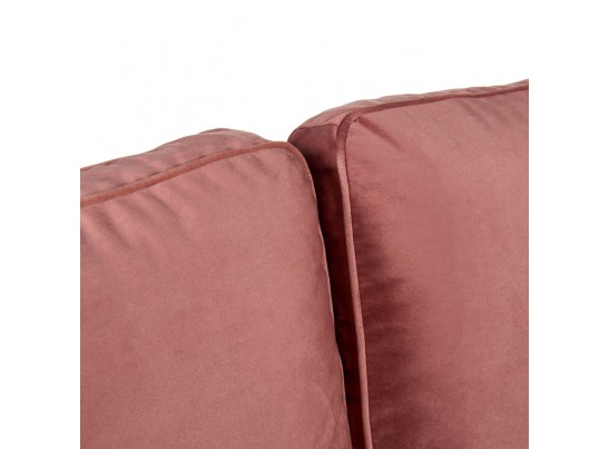 Диван Scott трехместный пыльно-розовый в Каменске-Уральском