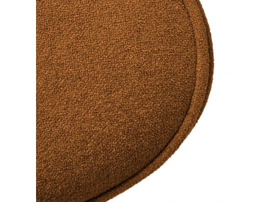 Стул Lucas 3 терракотовый букле с ножками цвета орех в Каменске-Уральском