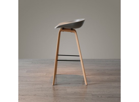 Стул барный Quadro серый в Каменске-Уральском