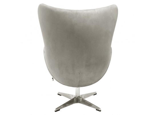 Кресло EGG STYLE CHAIR латте, искусственная замша в Каменске-Уральском