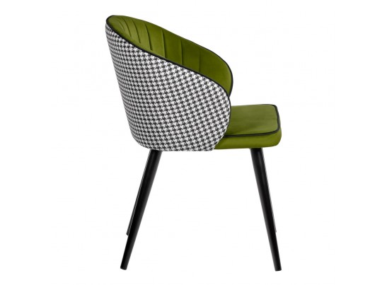 Стул Paola зеленый с жаккардом в Каменске-Уральском