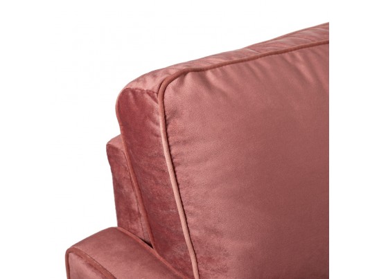 Диван Scott трехместный пыльно-розовый в Каменске-Уральском